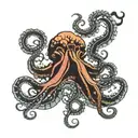 tentacle of a kraken trapping my forearm tattoo tattoo design idea