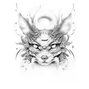 Toji fushiguro tattoo design idea