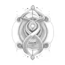 infinity, heartbeat, question, karma, life, one sided love tattoo design idea