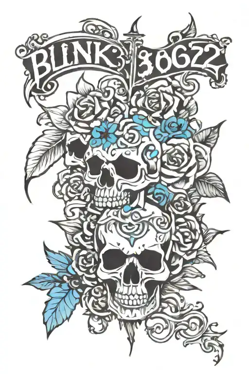 Blink 182 album covers tattoo design idea