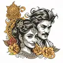 Madhuri and mahesh name tattoo tattoo design idea