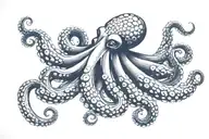 Octopus tattoo design idea