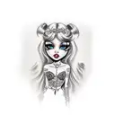 Bratz doll tattoo artist tattoo design idea