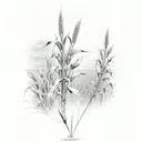 cornfield tattoo design idea