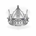 King's Crown tattoo design idea