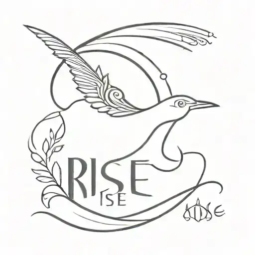 Still I rise tattoo design idea