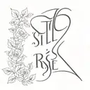 Still I rise tattoo design idea