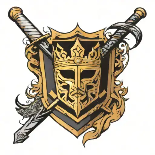 Los Angeles kings Stanley cup tattoo design idea