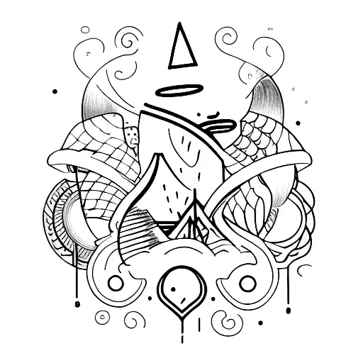 mystery tattoo design idea