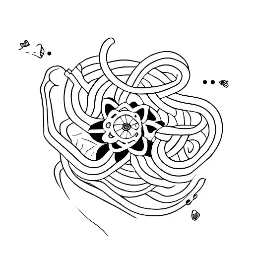 sitting on the dock of the bay tattoo design idea