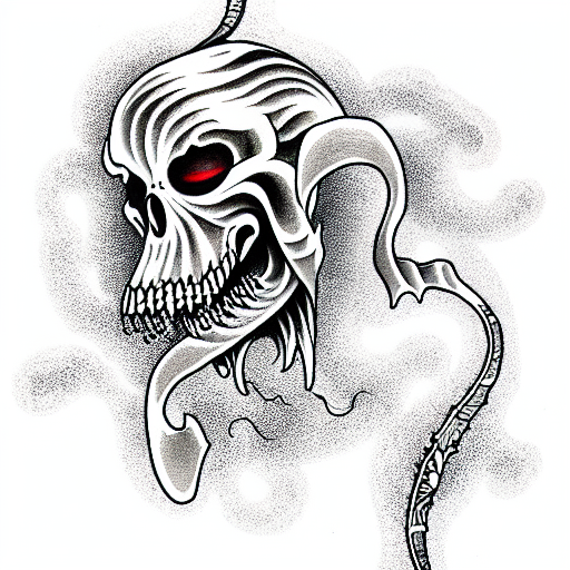 Grim Reaper tattoo design idea