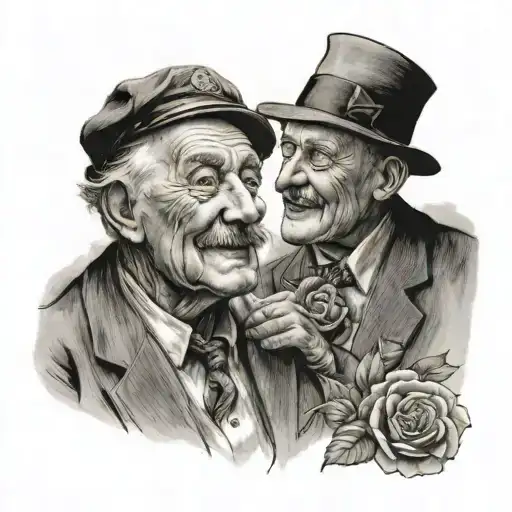 nana grandad 1936 tattoo design idea