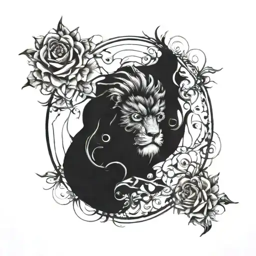 something that represents being observant, reserved, responsible, real, respectful, and funny tattoo design idea
