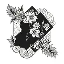 something that represents being observant, reserved, responsible, real, respectful, and funny tattoo design idea