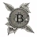 bitcoin tattoo design idea