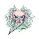 the fatality of faith and the lesson of romance tattoo design idea