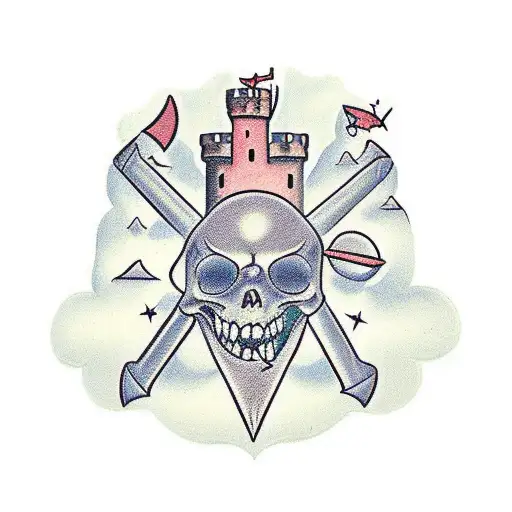 I could build a castle out of all the bricks they threw at me tattoo design idea