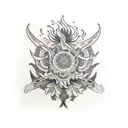 FAME ELBOW  tattoo design idea