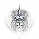 prophet Elijah, prophet eli,  lion eagle tattoo design idea