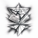 falling angle  tattoo design idea