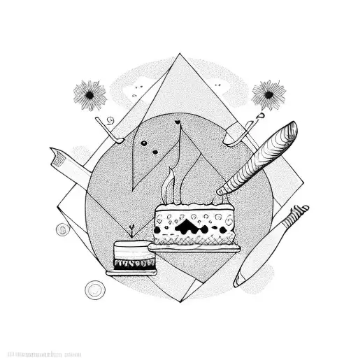 thursday women born on 8May love to bake and sleep tattoo design idea