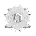 bakery and number 8 tattoo design idea