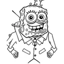 Matching spongebob tattoos tattoo design idea
