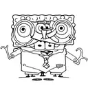 Matching spongebob tattoos tattoo design idea