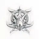 aviation tattoo design idea