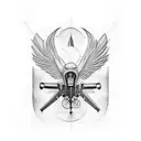 aviation tattoo design idea