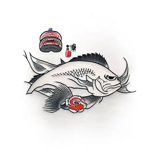 Sushi tattoo design idea