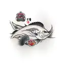 Sushi tattoo design idea