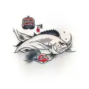 Sushi tattoo design idea