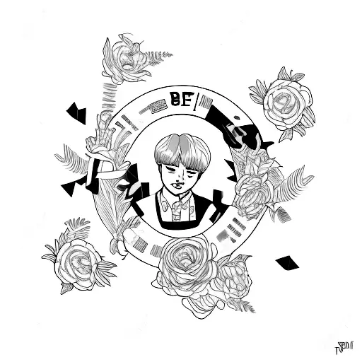 BTS tattoo design idea