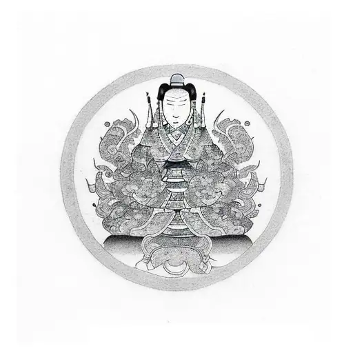 irezumi gheisa tattoo design idea