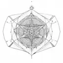 astrolabe tattoo design idea