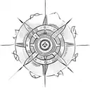 Viking symbols, compasses, constellations, Celtic symbols tattoo design idea