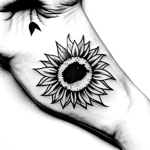 Tattoo uploaded by Ornella • Sunflower 🌻 watercolor minimalist • Tattoodo