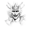 dancing Jester from game Devil May Cry 3 tattoo design idea