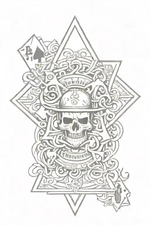 aces and eights tattoo tattoo design idea