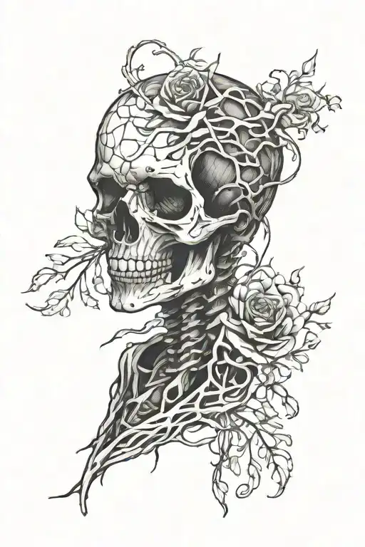 Anatomy tattoo design idea