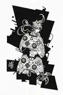Xbox one  controller tattoo design idea