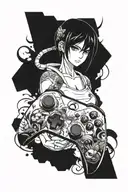 Xbox one  controller tattoo design idea