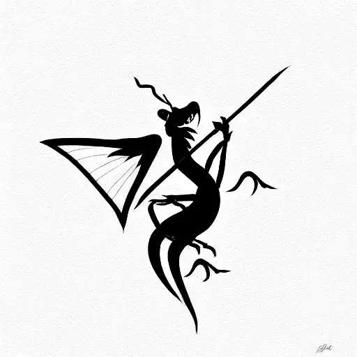 Mulan, Mushu and Cricket tattoo design idea
