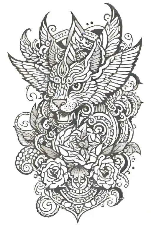 Memphis  tattoo design idea