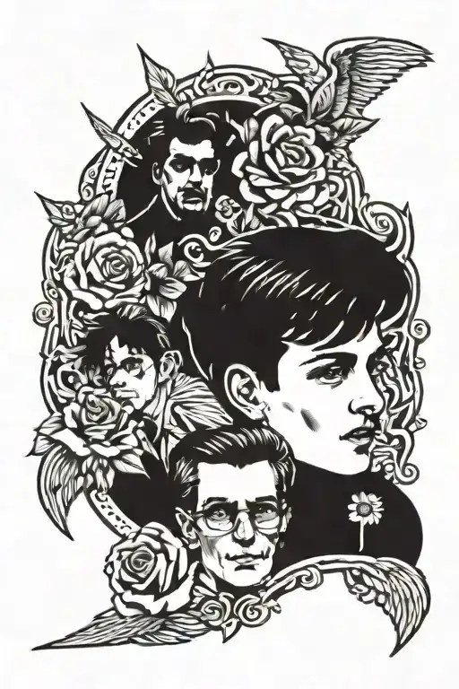 The Smiths rock band tattoo design idea