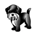 Dog malteser shih tzu  tattoo design idea