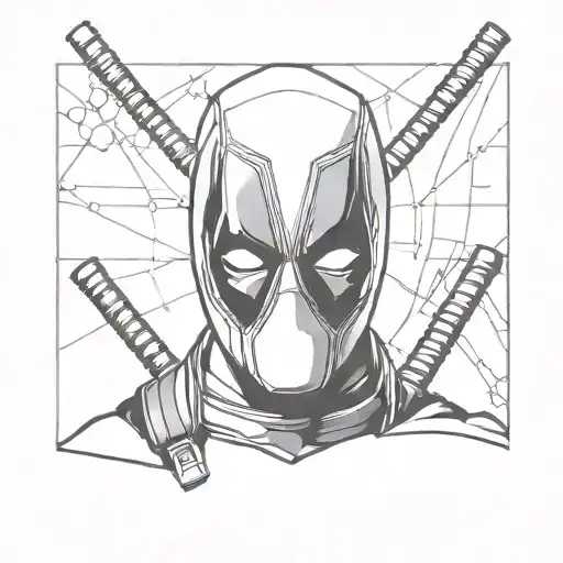 Deadpool tattoo design idea