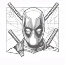 Deadpool tattoo design idea