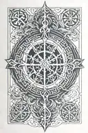 Vegvisir intertwined tattoo design idea